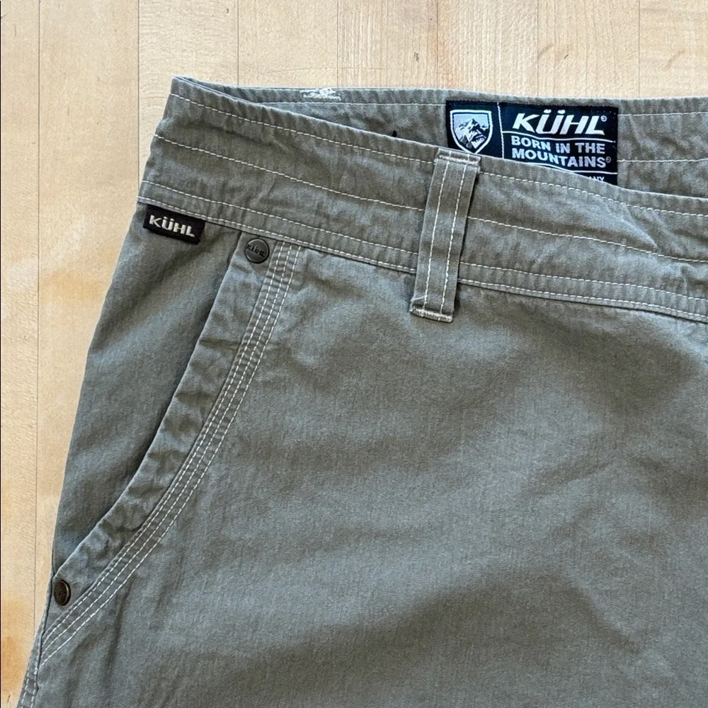 KUHL Men's Short Size 36 Ramblr 11” Lightweight‎ Green Hiking Outdoor